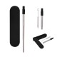 Kit de Popote de Acero Inoxidable