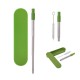 Kit de Popote de Acero Inoxidable