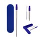 Kit de Popote de Acero Inoxidable