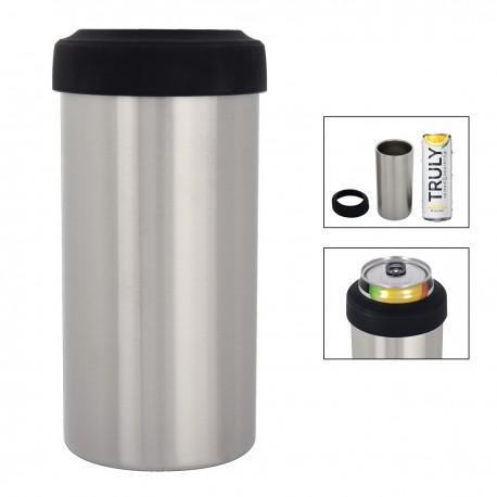 Insulador Térmico para Latas de Acero Inoxidable 12 Oz.