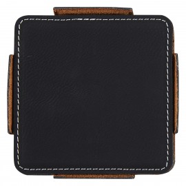 Set de Portavasos de Curpiel de PU 4 Piezas