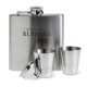 Set de Licorera Delgada de Acero Inoxidable 175 ml